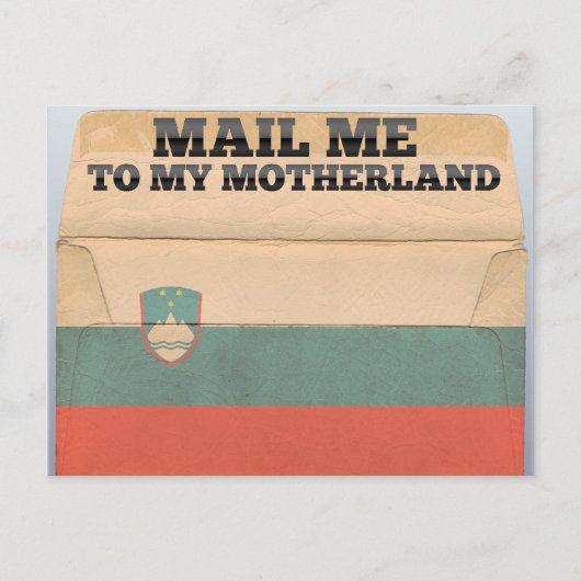 Stuur me naar Slovenië Briefkaart (Voorkant)