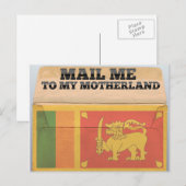 Stuur me naar Sri Lanka Briefkaart (Voorkant / Achterkant)