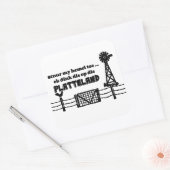 Stuur mijn hemel toe... vierkante sticker (Envelop)