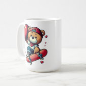 Stuur mijn liefde koffiemok (Voorkant links)