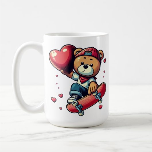 Stuur mijn liefde koffiemok (Links)