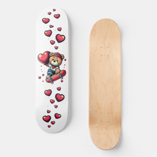 Stuur mijn liefde persoonlijk skateboard (Voorkant)