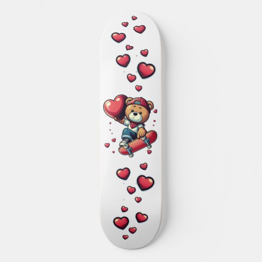 Stuur mijn liefde persoonlijk skateboard (Voorkant)