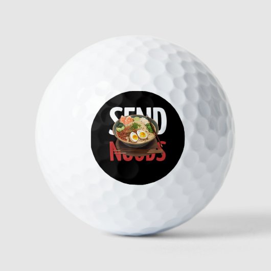 Stuur Noedels Golfballen (Voorkant)