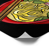 Stuur Noods Kakashi Bowl Ramen Japan Ahegao Anime  Poster (Hoek)