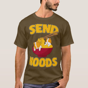 Stuur Noods Kawaii Gerbil Hamster Ramen Noodles T-shirt