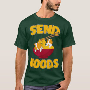 Stuur Noods Kawaii Gerbil Hamster Ramen Noodles T-shirt