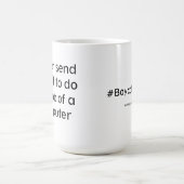 Stuur nooit een vrucht om de taak van een computer koffiemok (Center)