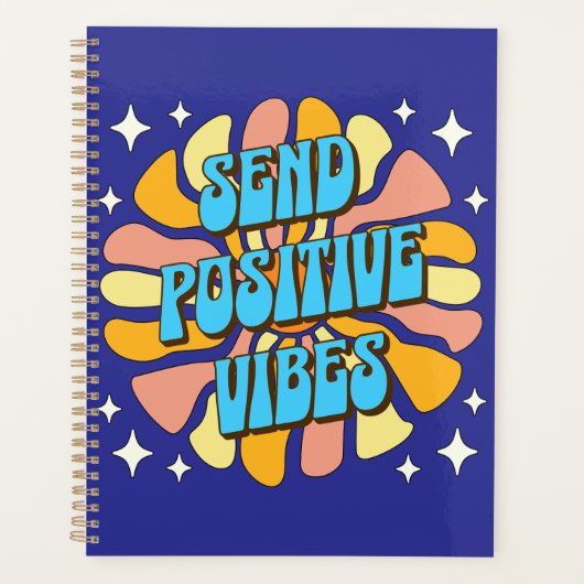 Stuur Positieve Vibes Planner (Voorkant)