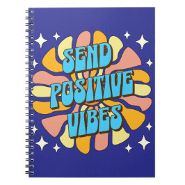 Stuur positieve vibraties notitieboek