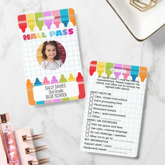 STUUR Studenten Ondersteuning Crayon Wiskunde Pas Badge (Kantoor)