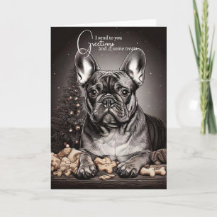 Stuur Treats met Kerstmis. Dringend.  Feestdagen Kaart