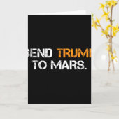 Stuur Trump naar Mars  Kaart (Gele Bloem)