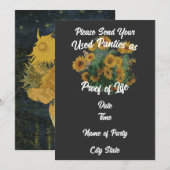 Stuur uw gebruikte slipjes als teken dat u nog lee kaart (Voorkant / Achterkant)