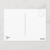 Stuur wat feestvreugde met een scheutje surrealism briefkaart (Achterkant)