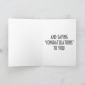 STUUREN MET JOY=CONGRATS MET CHAMPAGNE KAART (Binnen)