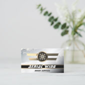 Stuurgroep rond de luchtkracht visitekaartje (Staand voorkant)