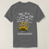 Stuurgroep schoolbus t-shirt (Design voorkant)