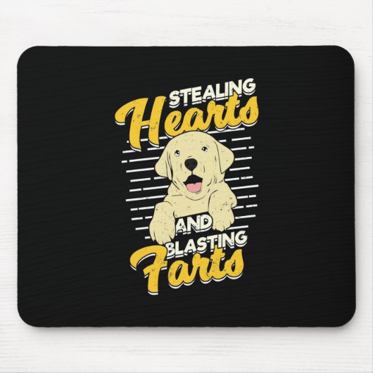 Stuurharten van labrador Retriever Muismat (Voorkant)