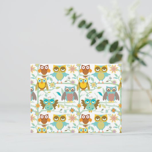 Stuurhutpersoneel Briefkaart (Staand voorkant)