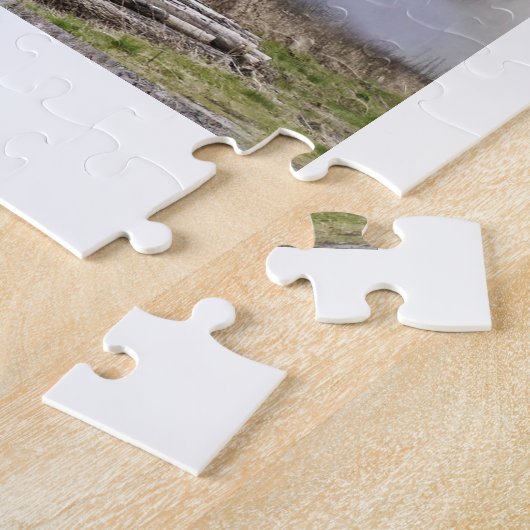  stuurlocomotief kleur 11 x 14 inch legpuzzel (Zijkant)