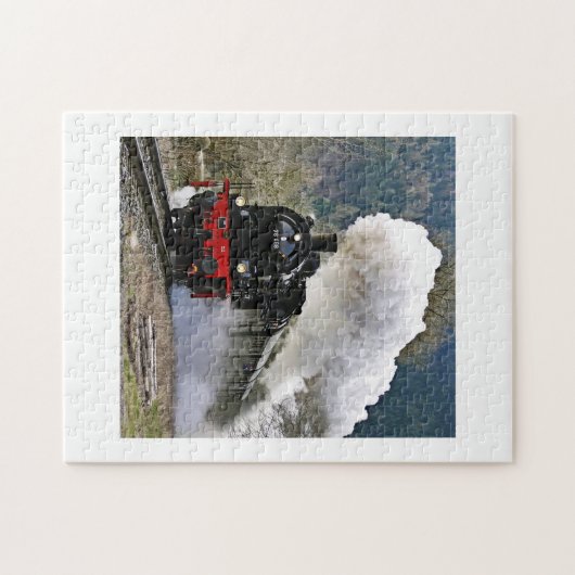  stuurlocomotief kleur 11 x 14 inch legpuzzel (Horizontaal)