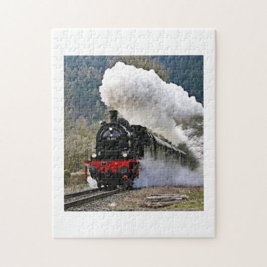 stuurlocomotief kleur 11 x 14 inch legpuzzel (Verticaal)