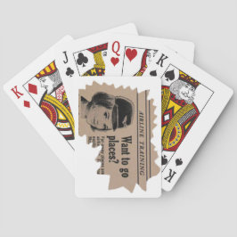 stuurloze vluchtbegeleider pokerkaarten