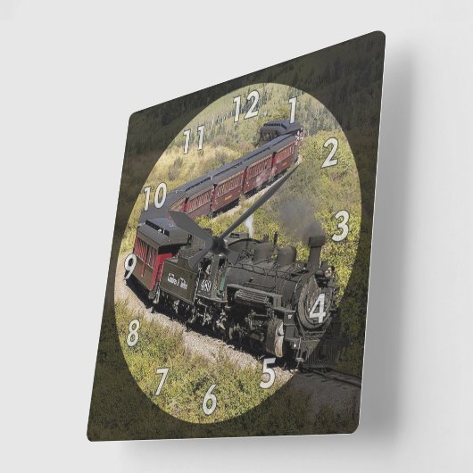  stuurmachinetrain, C & TS-489 Vierkante Klok (Hoek)