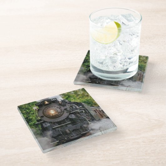 stuurmachinetraining glazen onderzetter (Schuin)