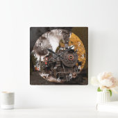 stuurmachinetraining vierkante klok (Huis)