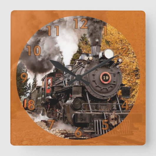 stuurmachinetraining vierkante klok (Voorkant)