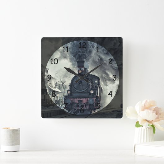 stuurmachinetraining vierkante klok (Huis)