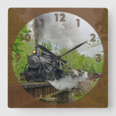 stuurmachinetraining vierkante klok (Voorkant)