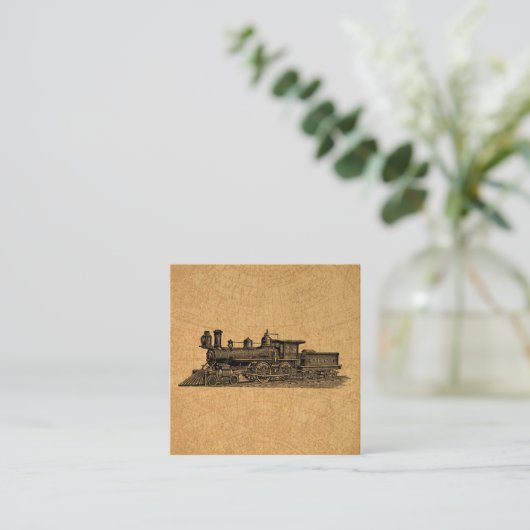 stuurmotor locomotieven en kaartstijl informatiekaartje (Staand voorkant)