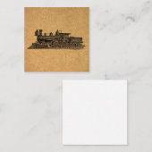  stuurmotor locomotieven en kaartstijl notitiekaartje (Voorkant / Achterkant)