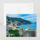 Stuurmuur van Dubrovnik Briefkaart (Voorkant / Achterkant)