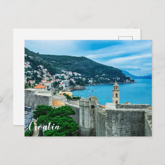 Stuurmuur van Dubrovnik Briefkaart (Voorkant / Achterkant)