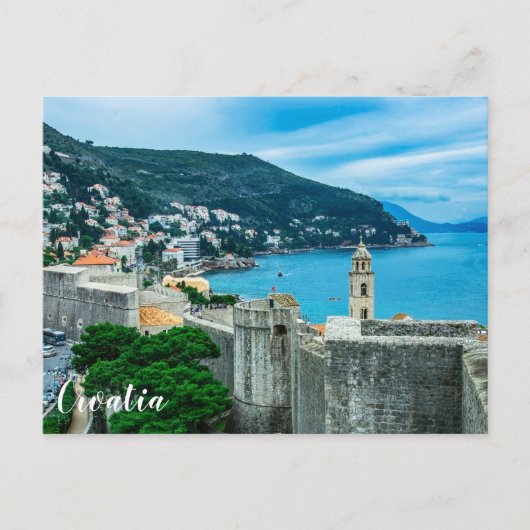 Stuurmuur van Dubrovnik Briefkaart (Voorkant)