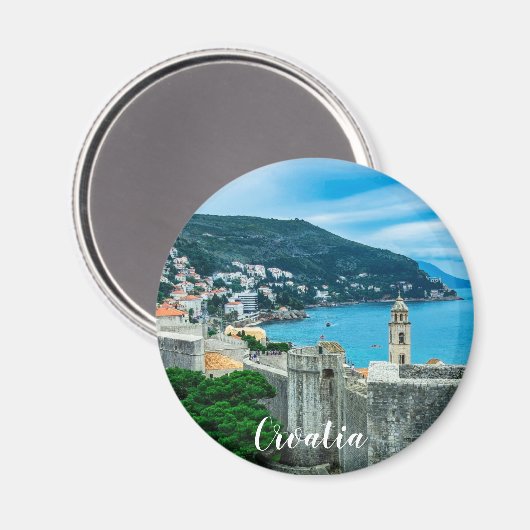 Stuurmuur van Dubrovnik Magneet (Voorkant / Achterkant)