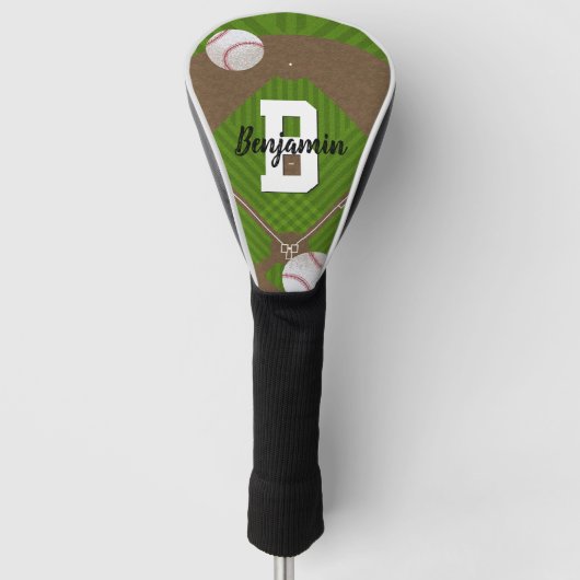 Stuurprogramma Baseball Fans Golfheadcover (Voorkant)