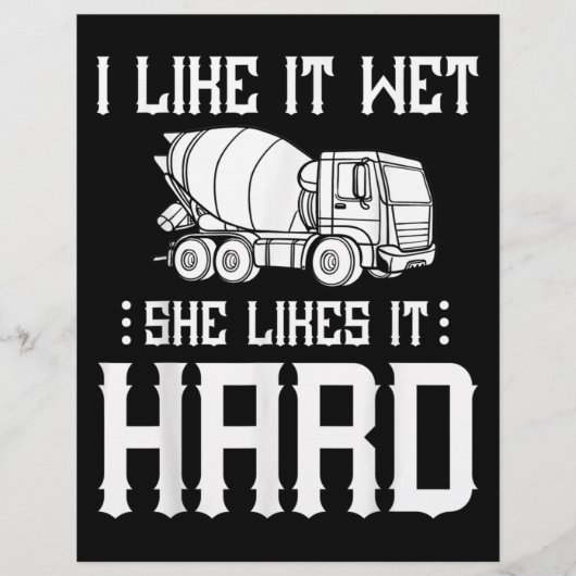 Stuurprogramma betonafwerker flyer (Voorkant)