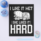 Stuurprogramma betonafwerker flyer (Enkel)