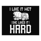 Stuurprogramma betonafwerker foto afdruk (Voorkant)