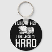 Stuurprogramma betonafwerker sleutelhanger (Voorkant)