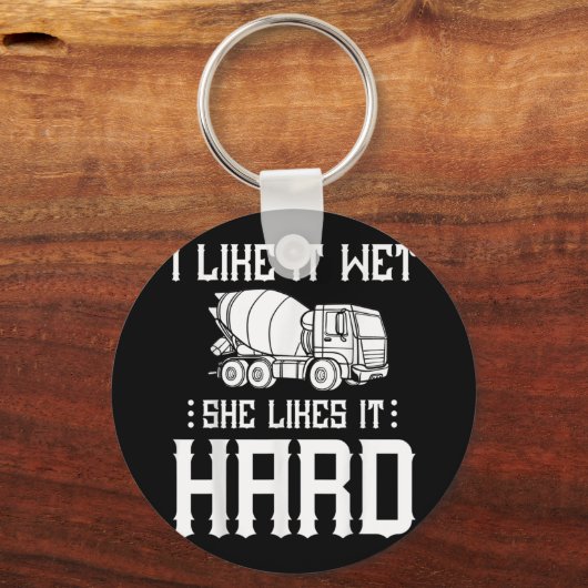 Stuurprogramma betonafwerker sleutelhanger (Voorkant)