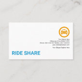 Stuurprogramma Blauwe bandcirkels Visitekaartje (Achterkant)