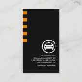 Stuurprogramma Blauwe strepes Yellow Tabs Ride Sha Visitekaartje (Achterkant)