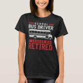 Stuurprogramma bus - chauffeur in ruste t-shirt (Voorkant)