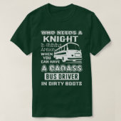 Stuurprogramma bus-stuurprogrammabus t-shirt (Design voorkant)